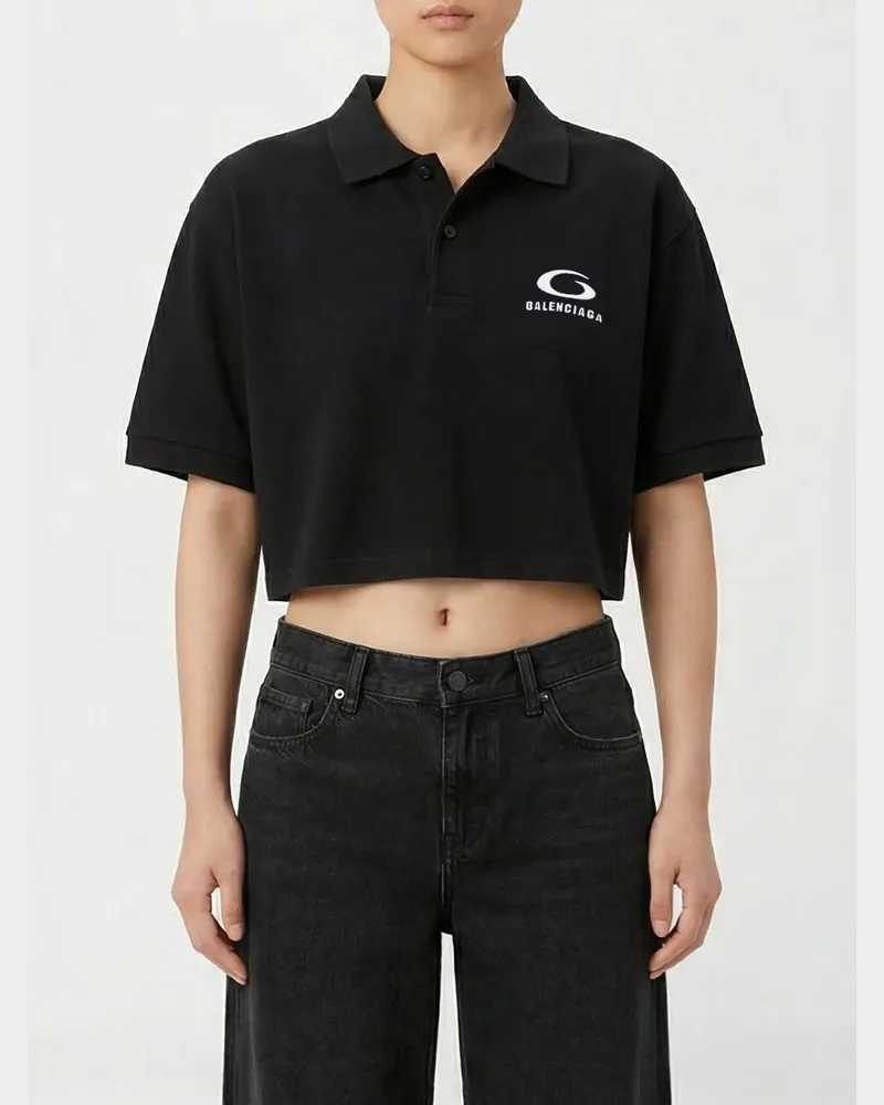 Balenciaga Polo damen Schwarz
