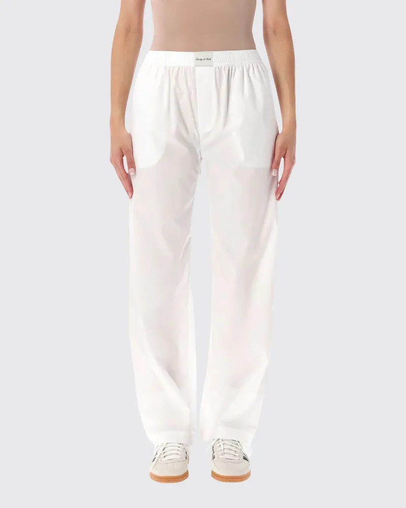 SPORTY & RICH SPORTY  RICH Hose damen Sporty & Rich Weiß