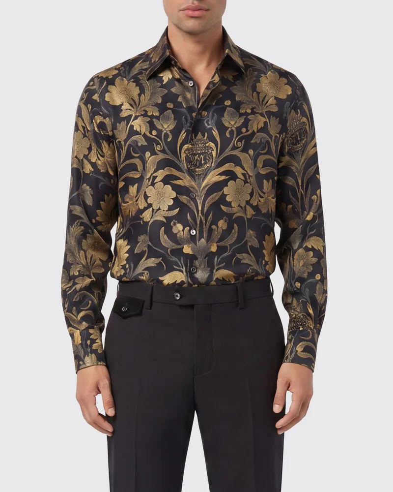 Billionaire Hemd herren Gold