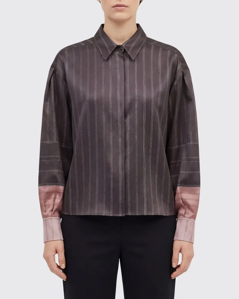 ALYSI Hemdbluse damen Braun