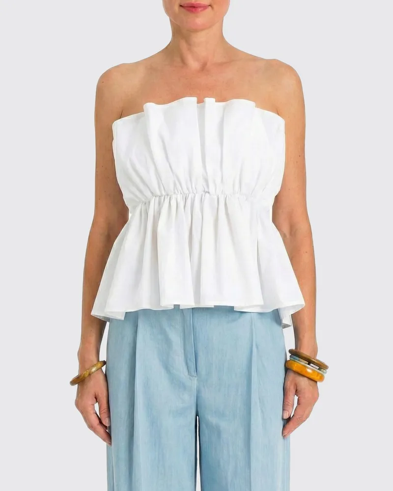 Twin-Set Top damen Weiß
