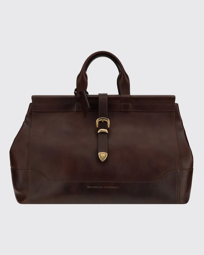 Brunello Cucinelli Tasche herren Kaffee