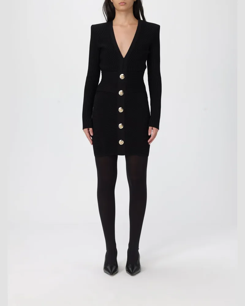 Balmain Kleider damen Schwarz