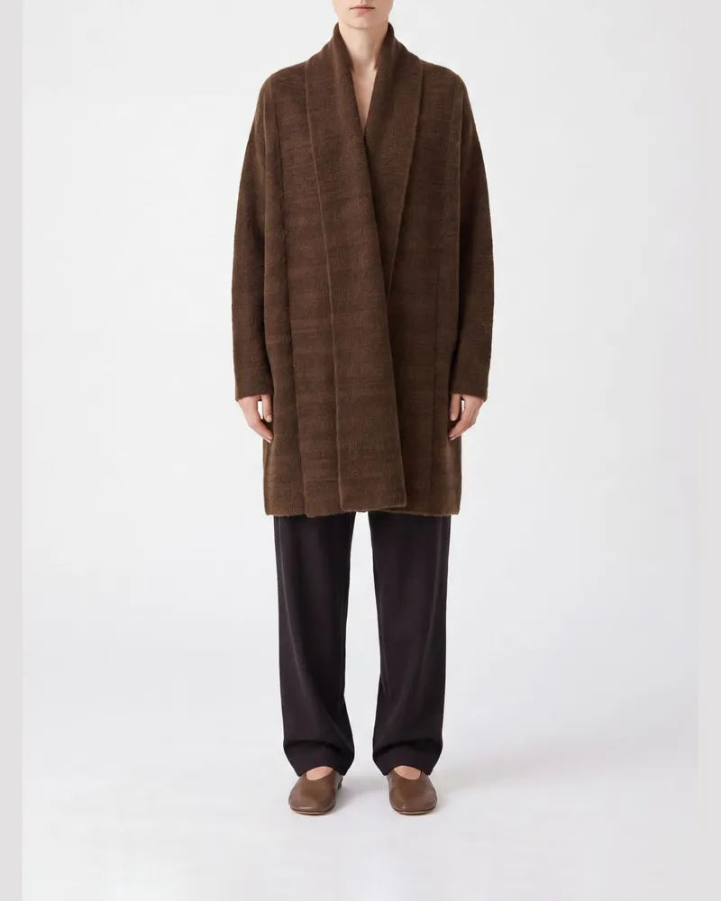 The Row Cardigan aus Kaschmir und Seide Braun