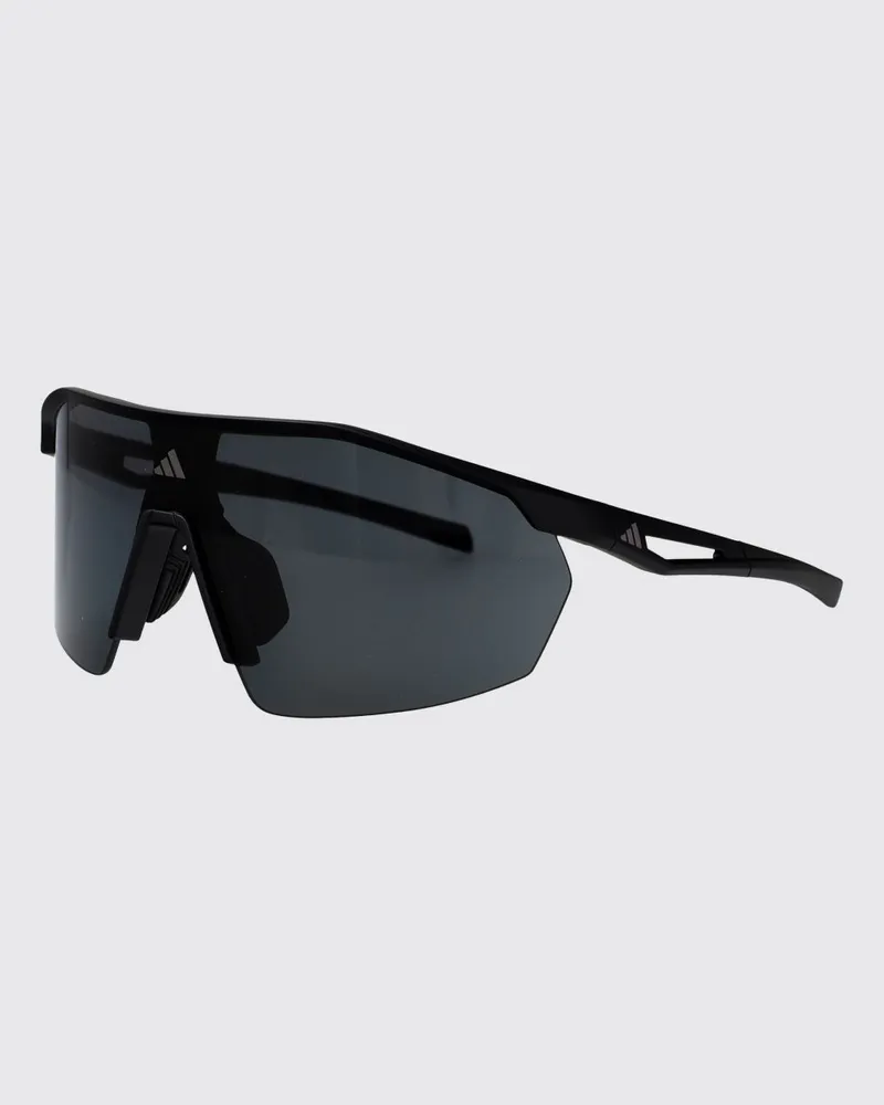 adidas Shield-Sonnenbrille Anemos Light mit 3-Streifen-Logo Schwarz