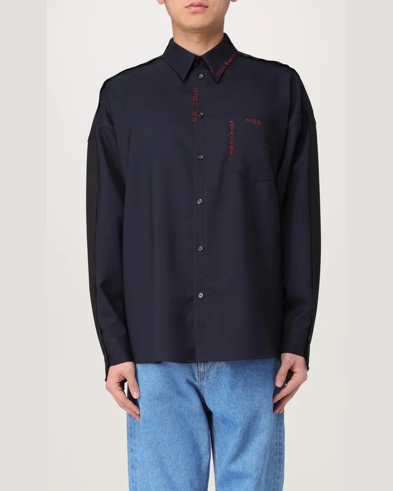 Marni Hemd herren Blau