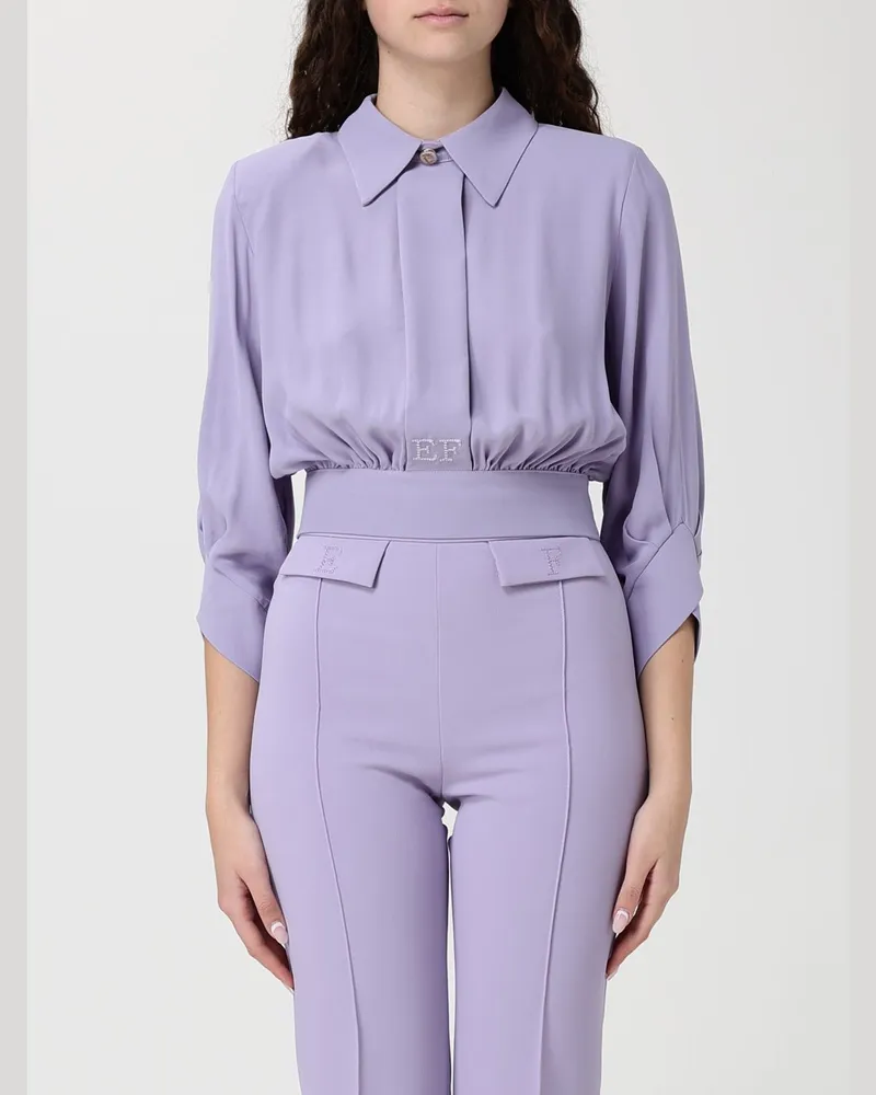 Elisabetta Franchi Hemdbluse damen Lila