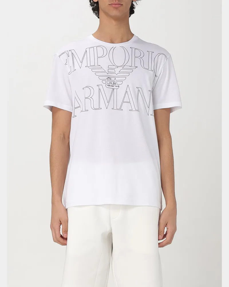 Emporio Armani T-shirt herren Weiß