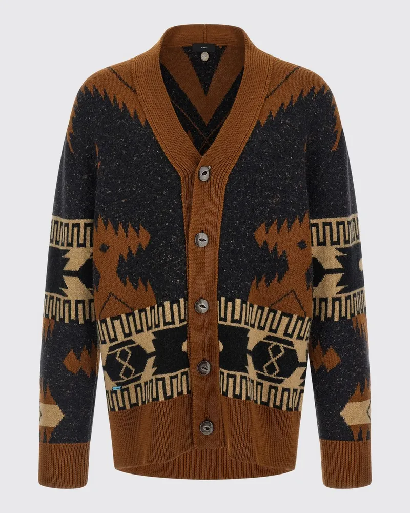 Alanui Strickjacke herren Braun