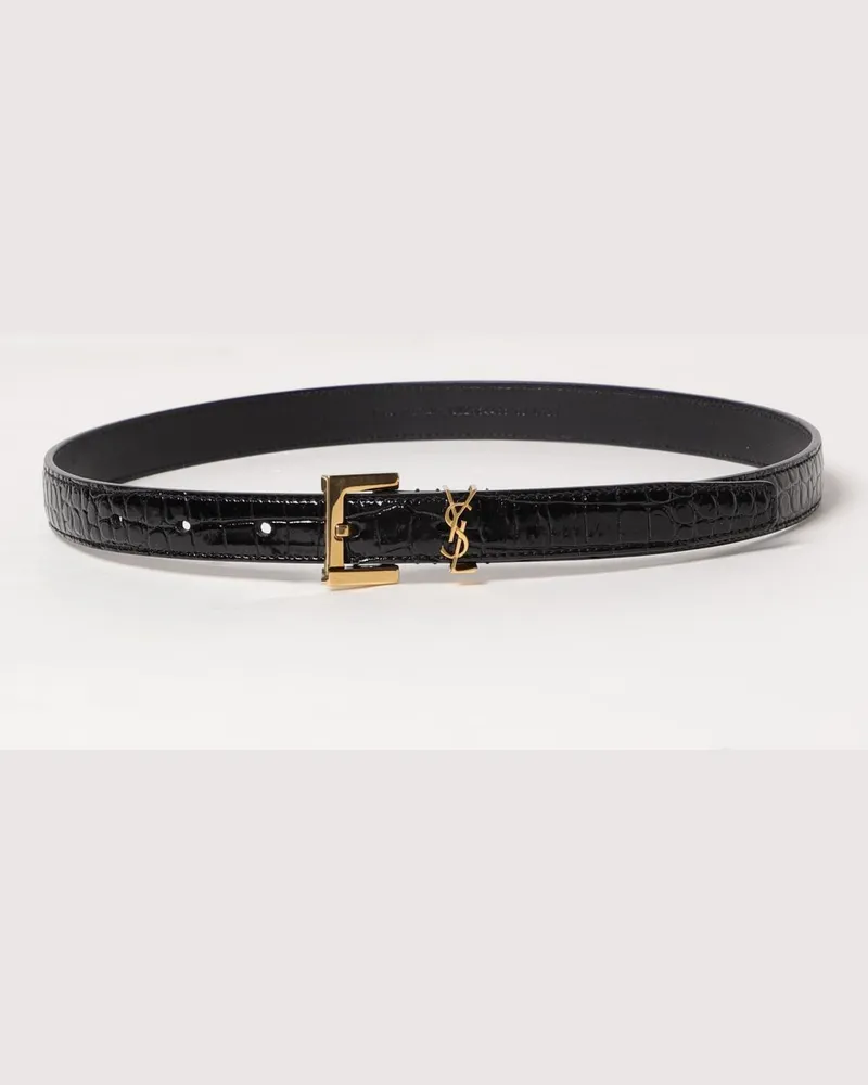 Saint Laurent Grtel damen Schwarz