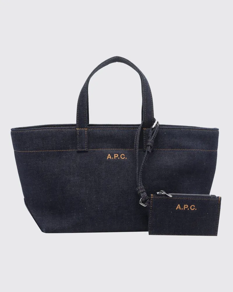 A.P.C. Schultertasche damen Blau