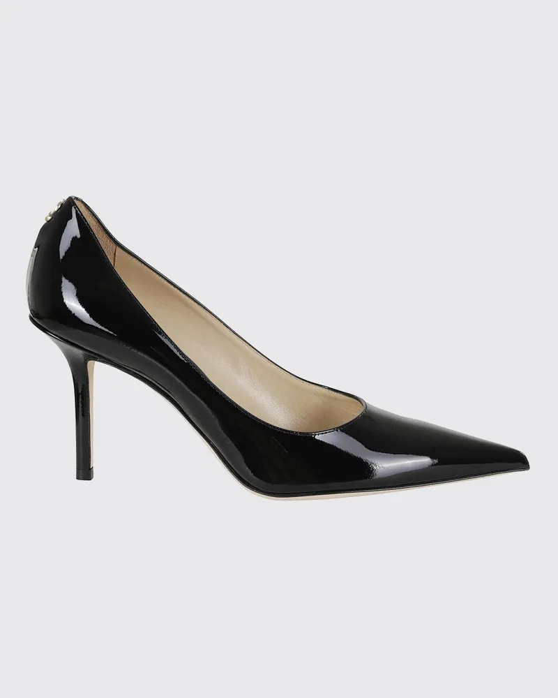 Jimmy Choo Love Pumps aus Lackleder mit hohem Stilettoabsatz Schwarz