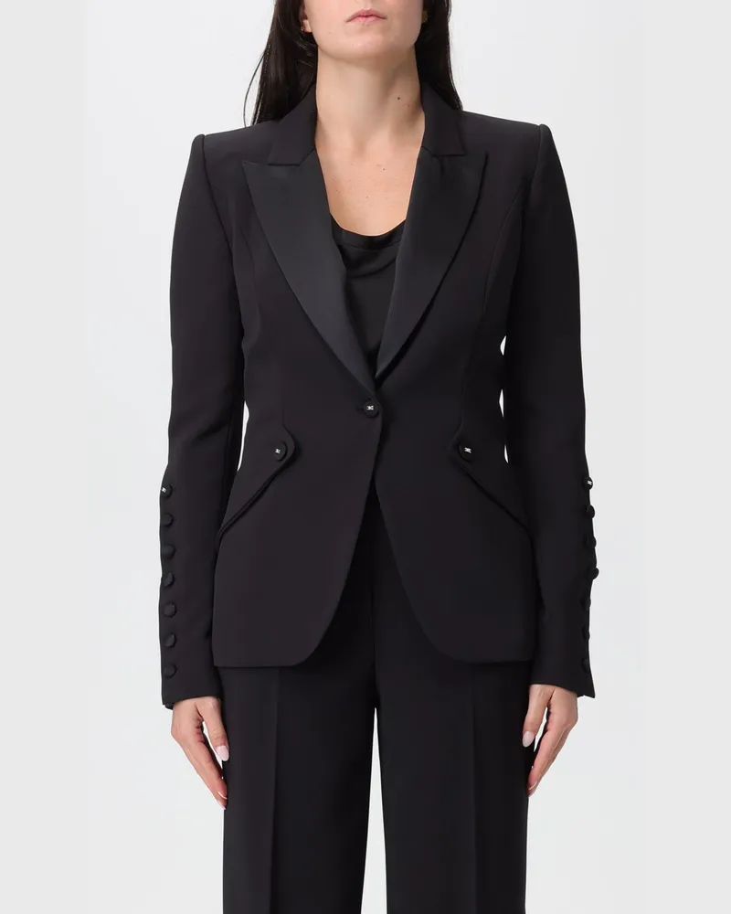 Elisabetta Franchi Jacke damen Schwarz