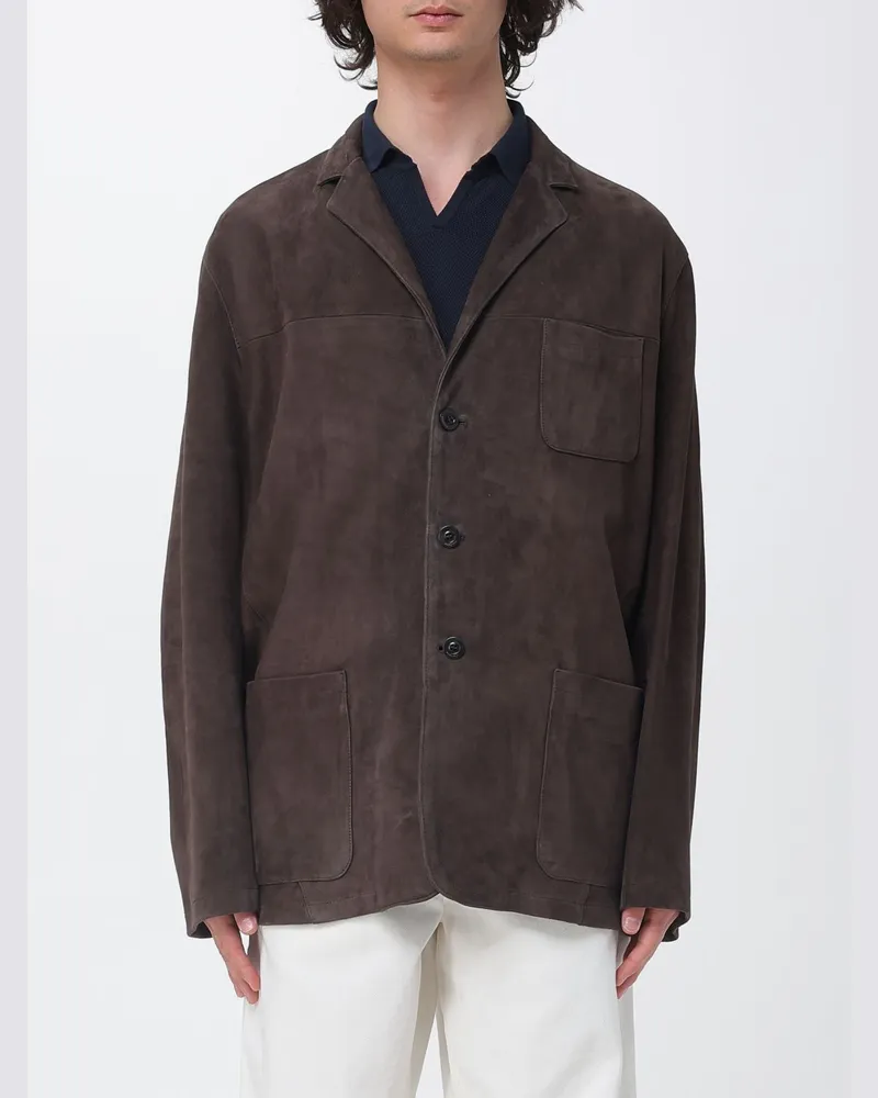 Boglioli Wildlederjacke Braun