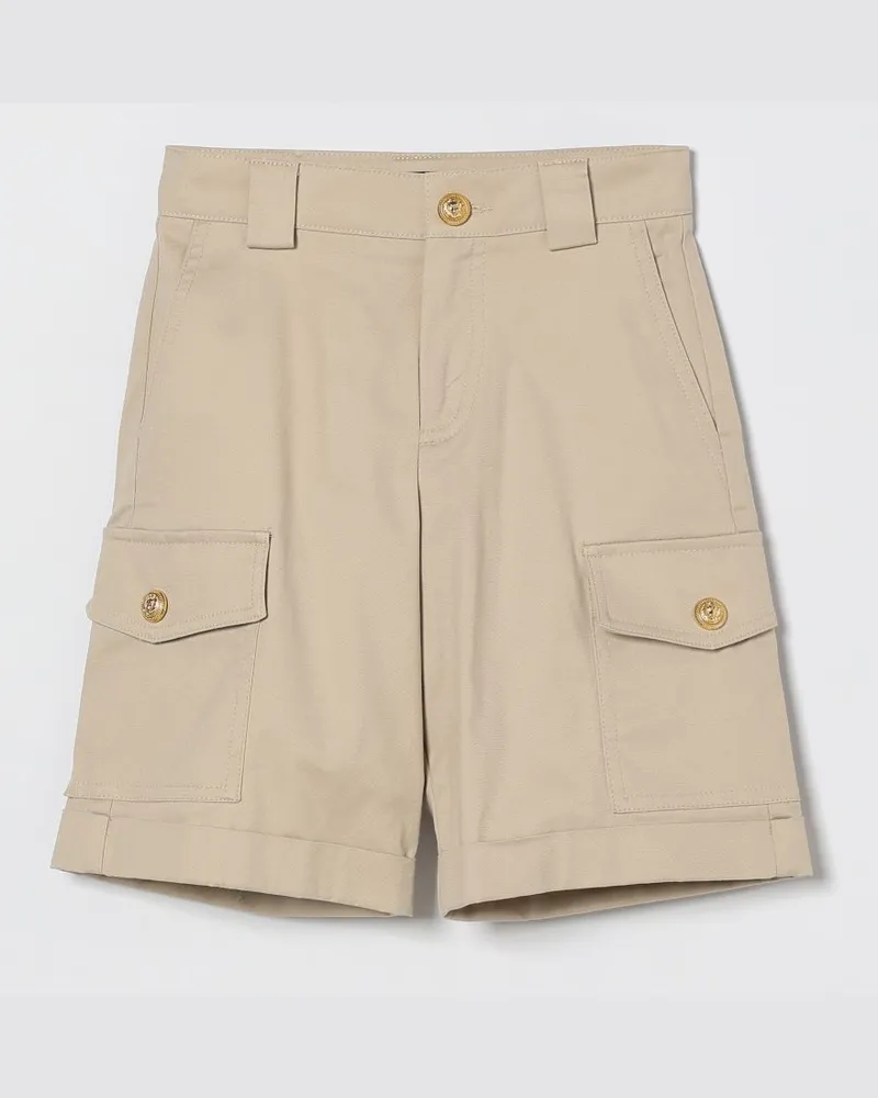 Balmain Shorts kinder Beige