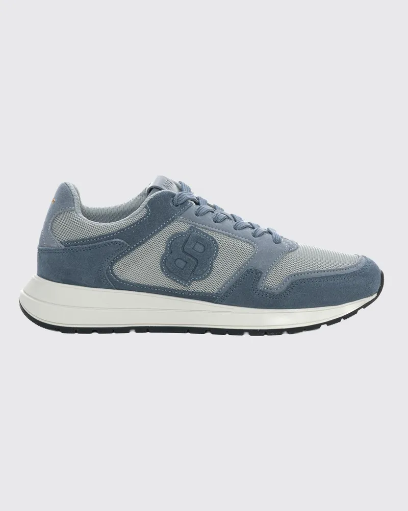 HUGO BOSS Sneakers aus Mesh und Wildleder Denim