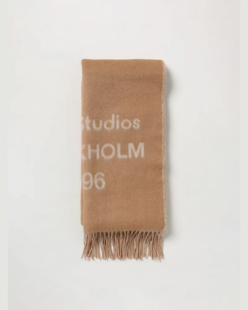 Acne Studios Schal herren Braun