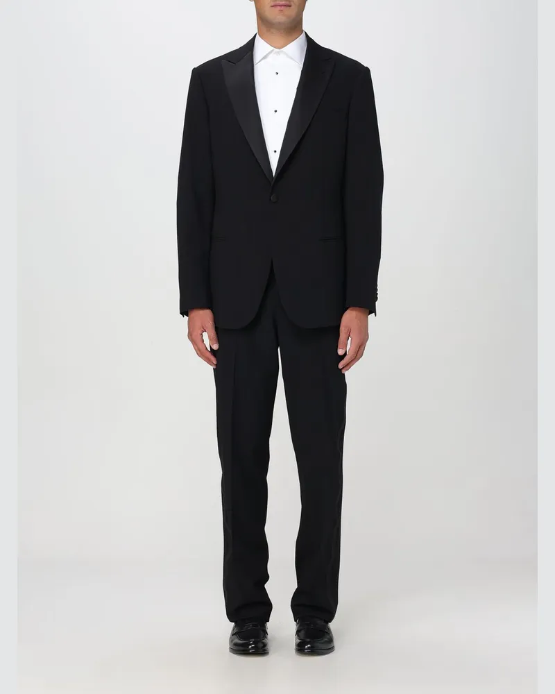 Giorgio Armani Anzug herren Schwarz