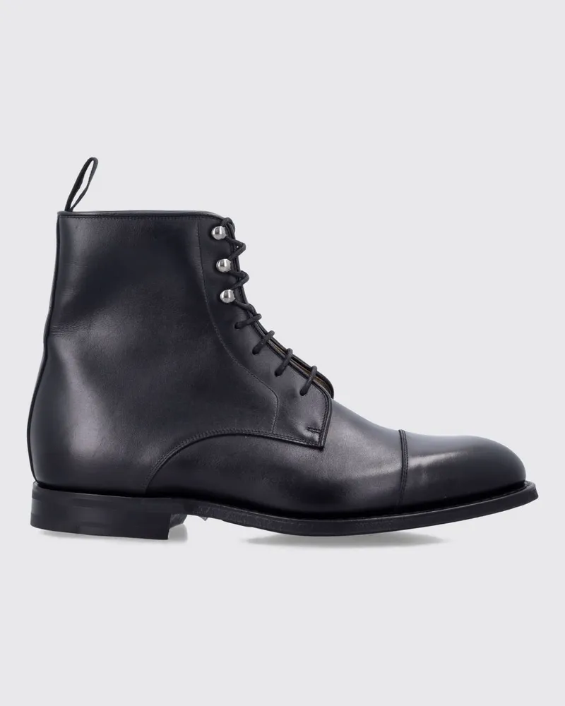 Church's Edworth 2.0 Schnürstiefeletten aus glattem Kalbsleder Schwarz