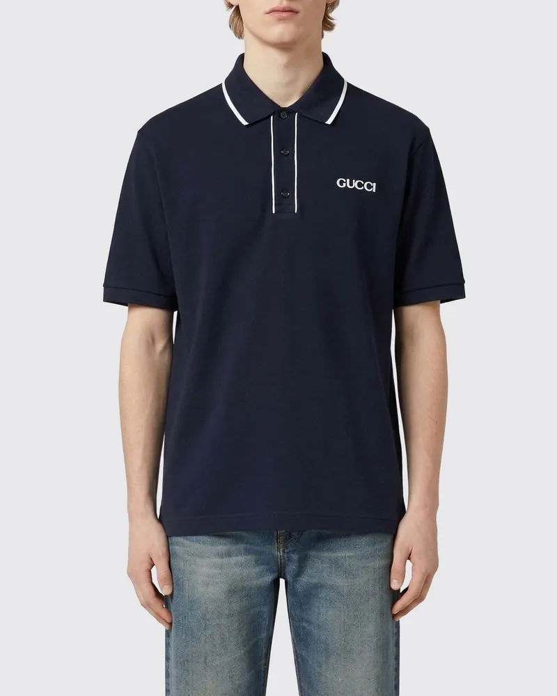 Gucci Polo herren Navy