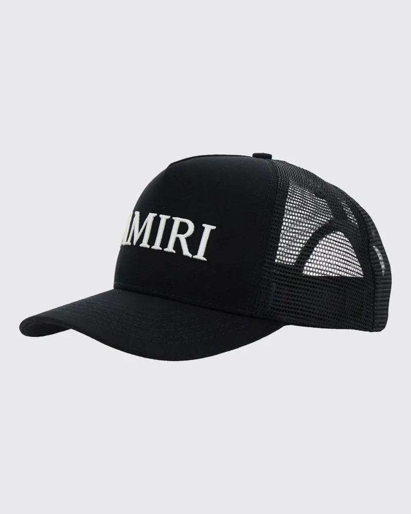 Amiri Baseballkappe aus Baumwolle und Mesh mit gesticktem Logo Schwarz