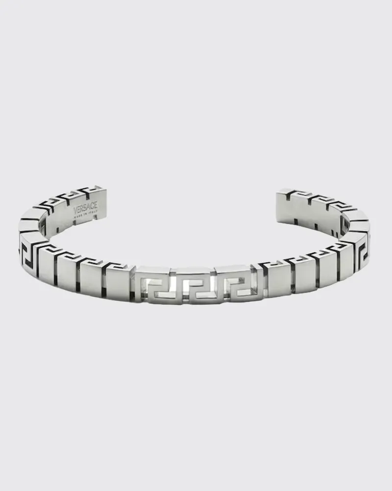 Versace Greca Messingarmband Silber