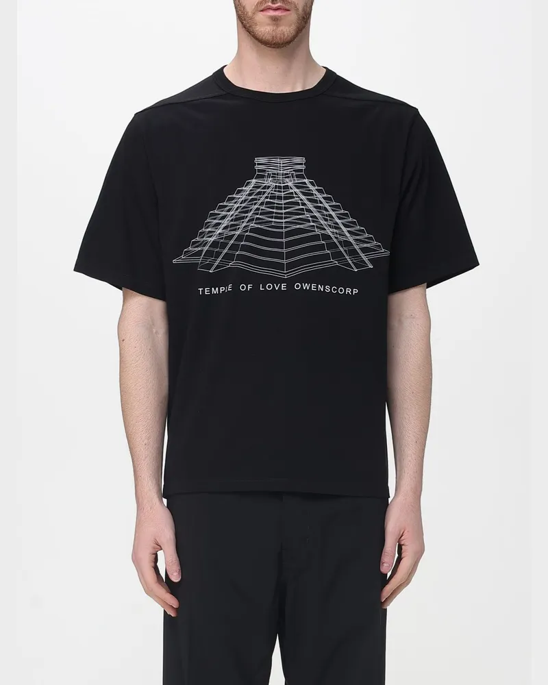 Rick Owens T-shirt herren Schwarz