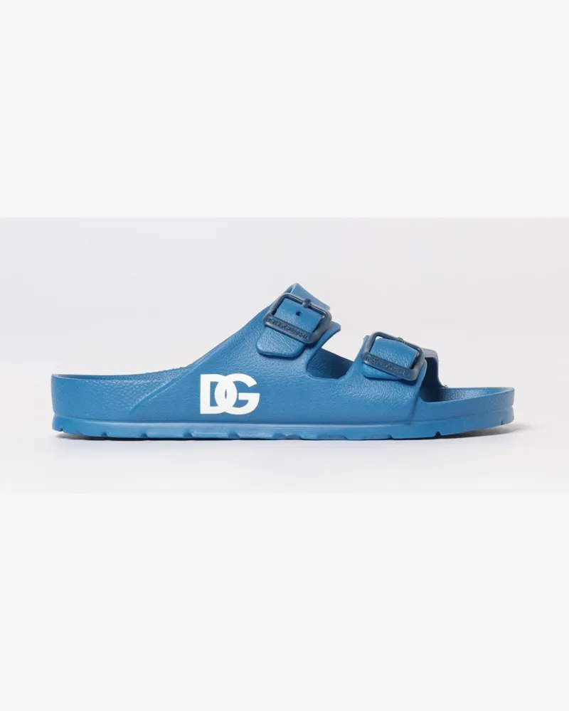 Dolce & Gabbana DOLCE  GABBANA Sandale aus EVA-Gummi Dolce & Gabbana Blau