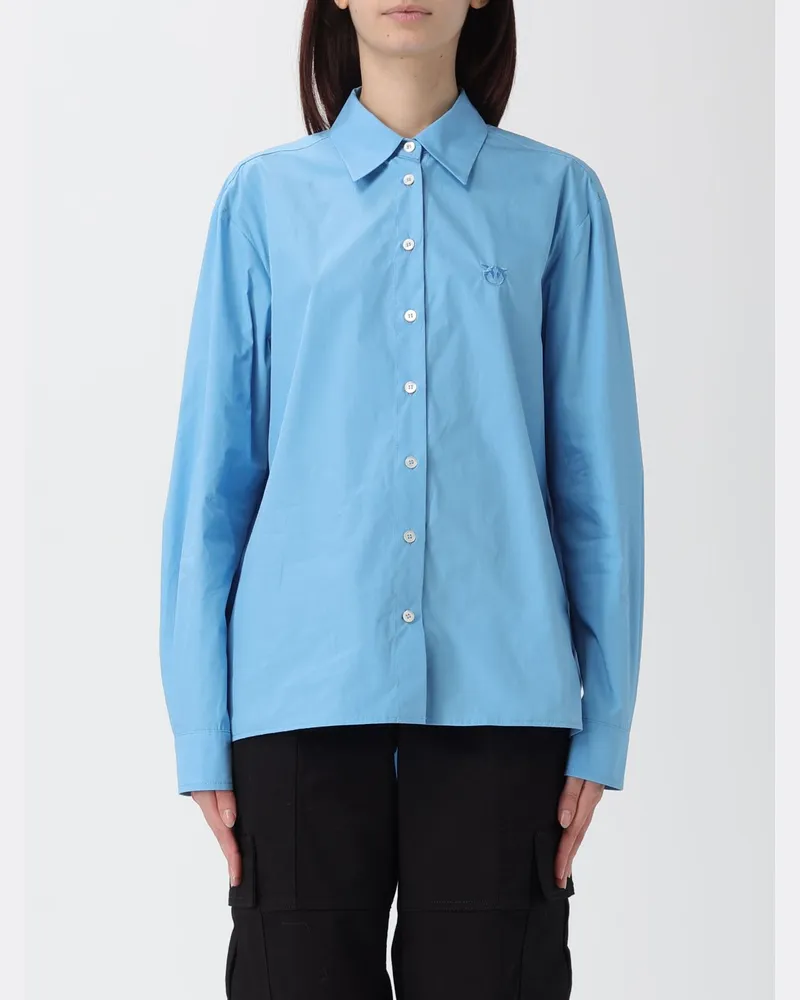 Pinko Hemdbluse damen Blau