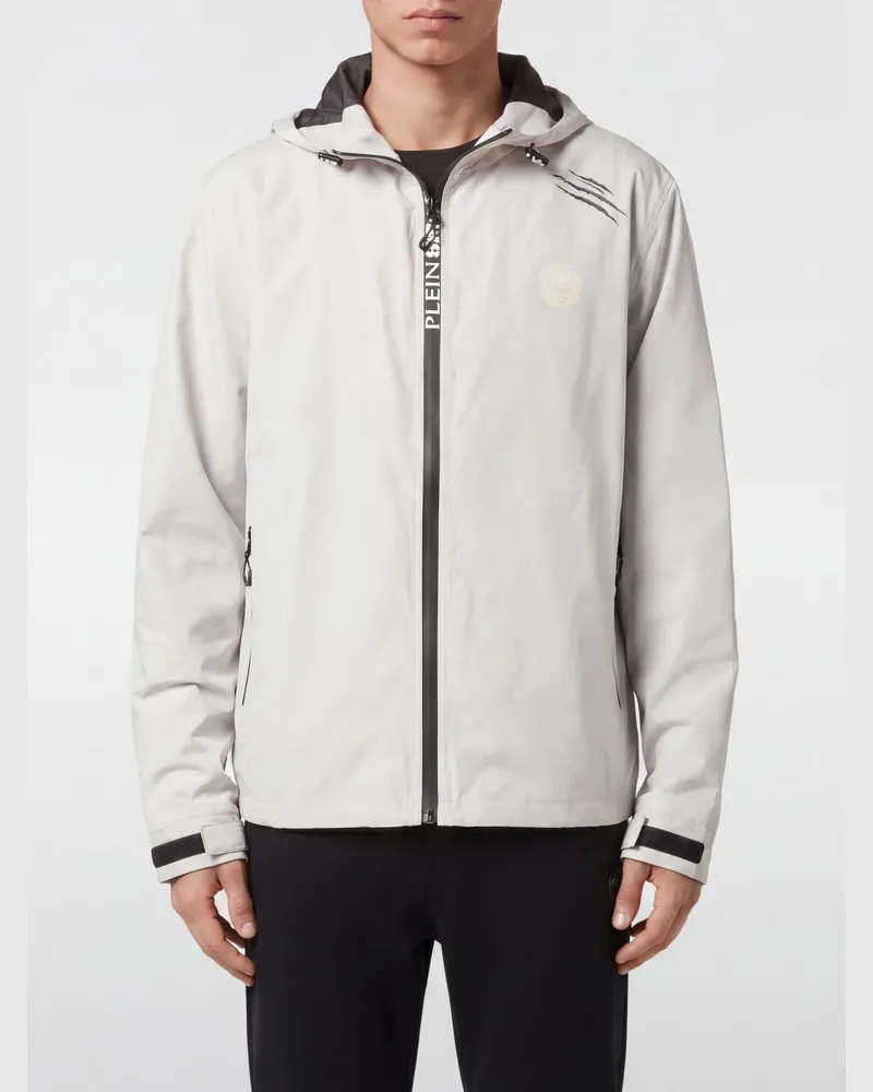 Philipp Plein Windjacke mit Kapuze Beige