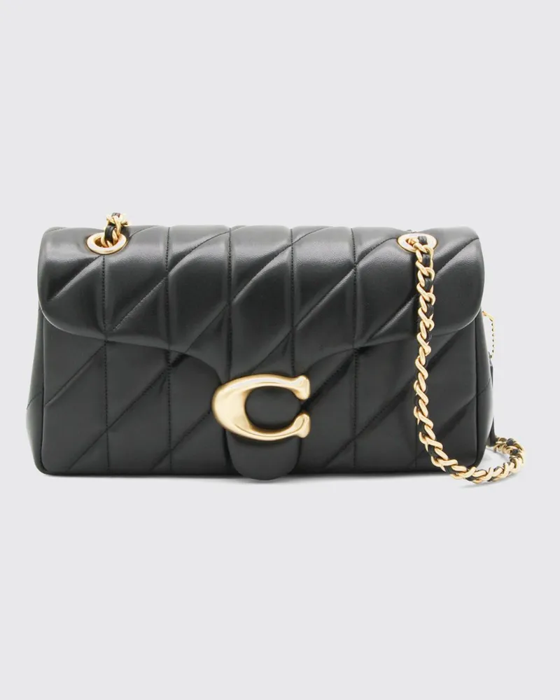 Coach Schultertasche damen Schwarz