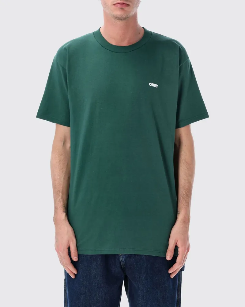 Obey T-shirt herren Grün