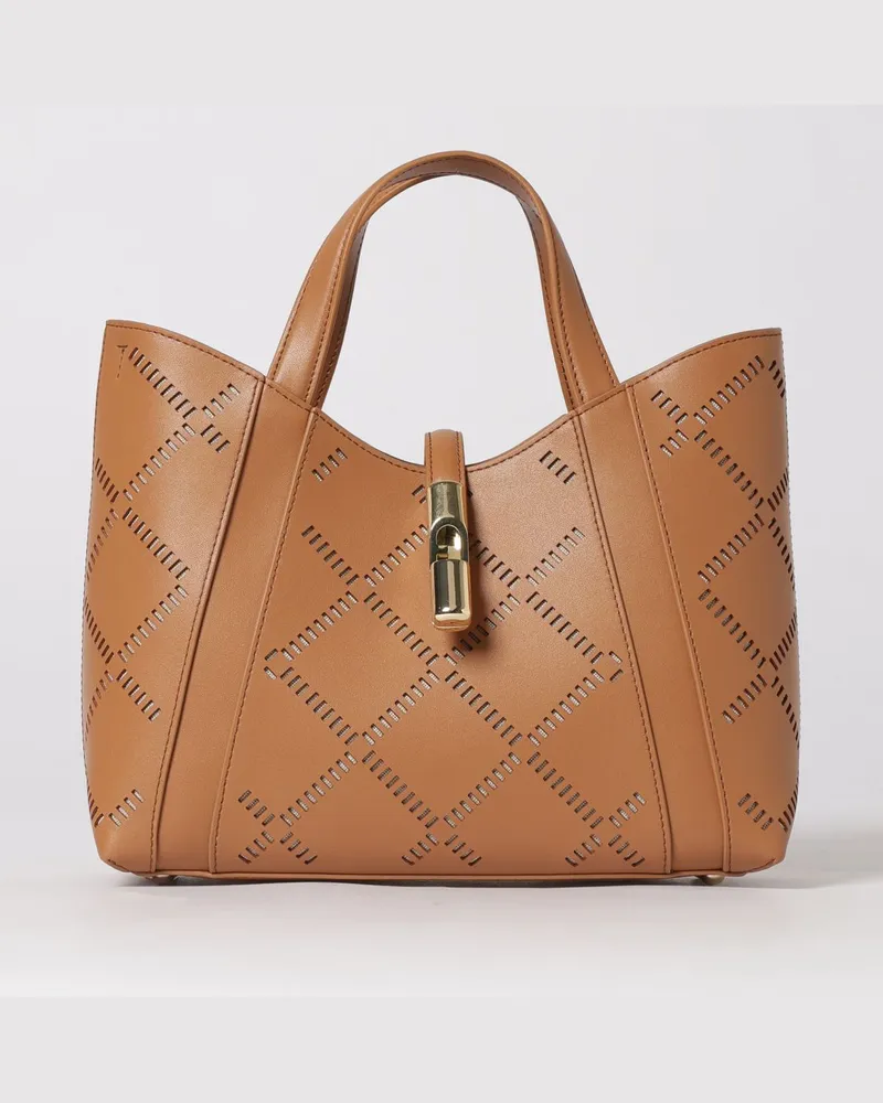 Furla Schultertasche damen Braun