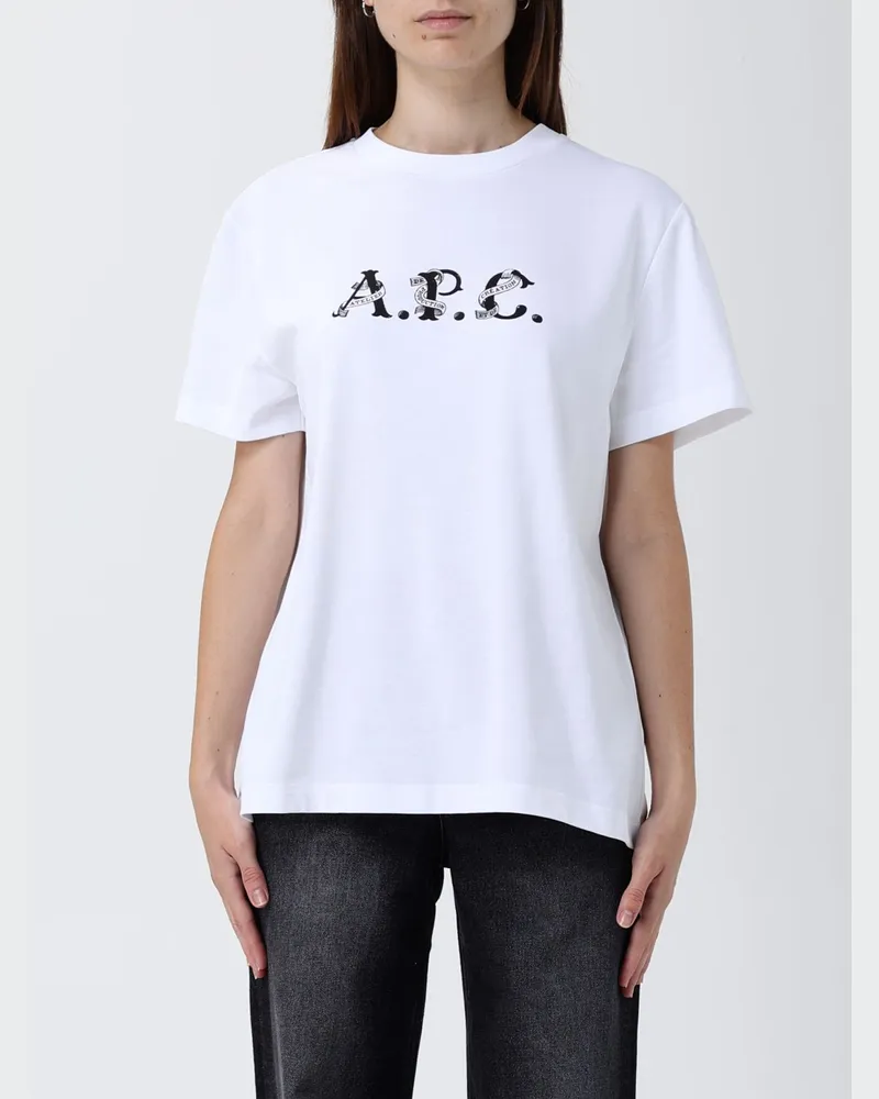 A.P.C. T-shirt damen Weiß
