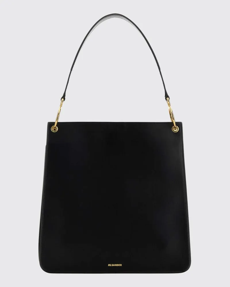 Jil Sander Otto Ledertasche Schwarz