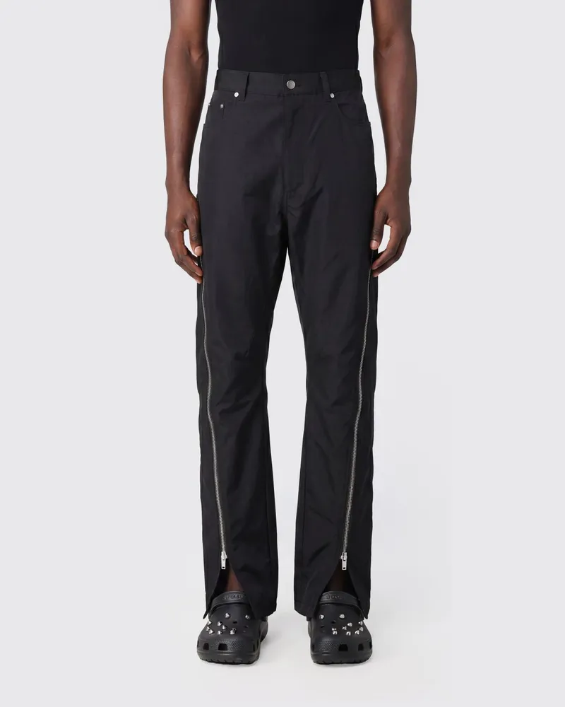 Rick Owens Banana Baumwollmischhose mit Reißverschluss Schwarz