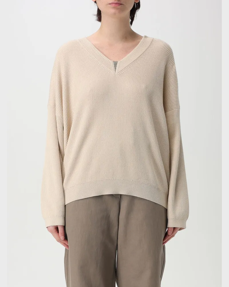 Brunello Cucinelli Pullover damen Butter