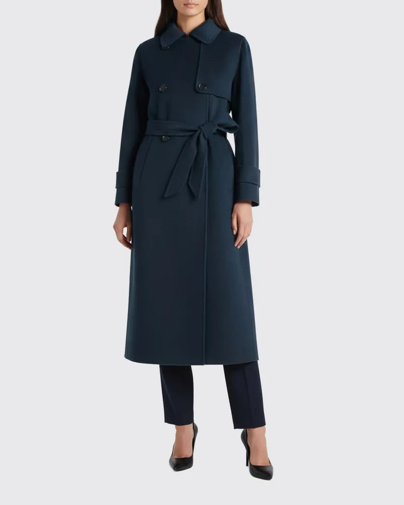 Max Mara Mantel damen Blau