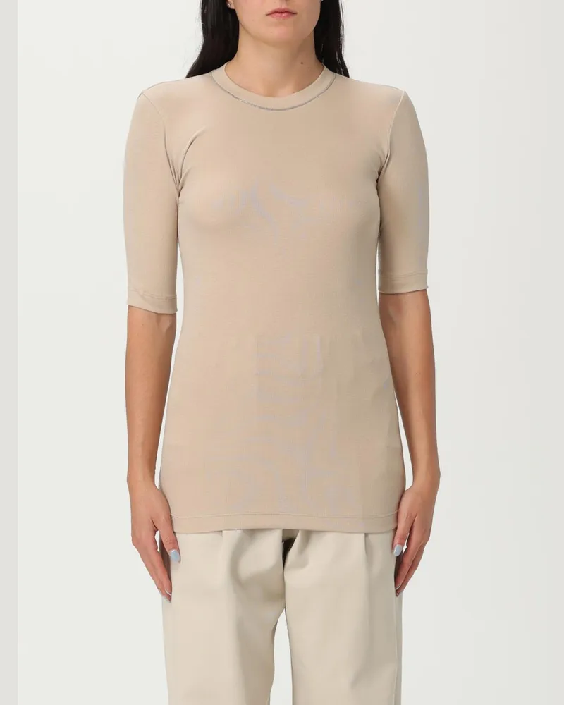Brunello Cucinelli T-shirt damen Beige