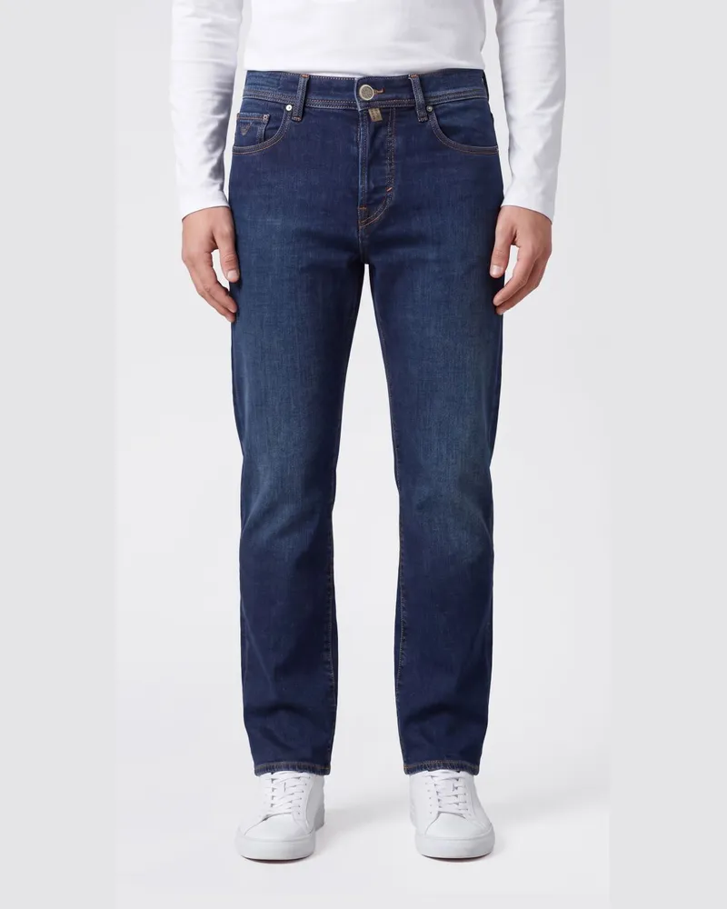 Jacob Cohën Regular-Fit Jeans Edo aus Baumwolldenim mit mittlerer Leibhöhe Denim