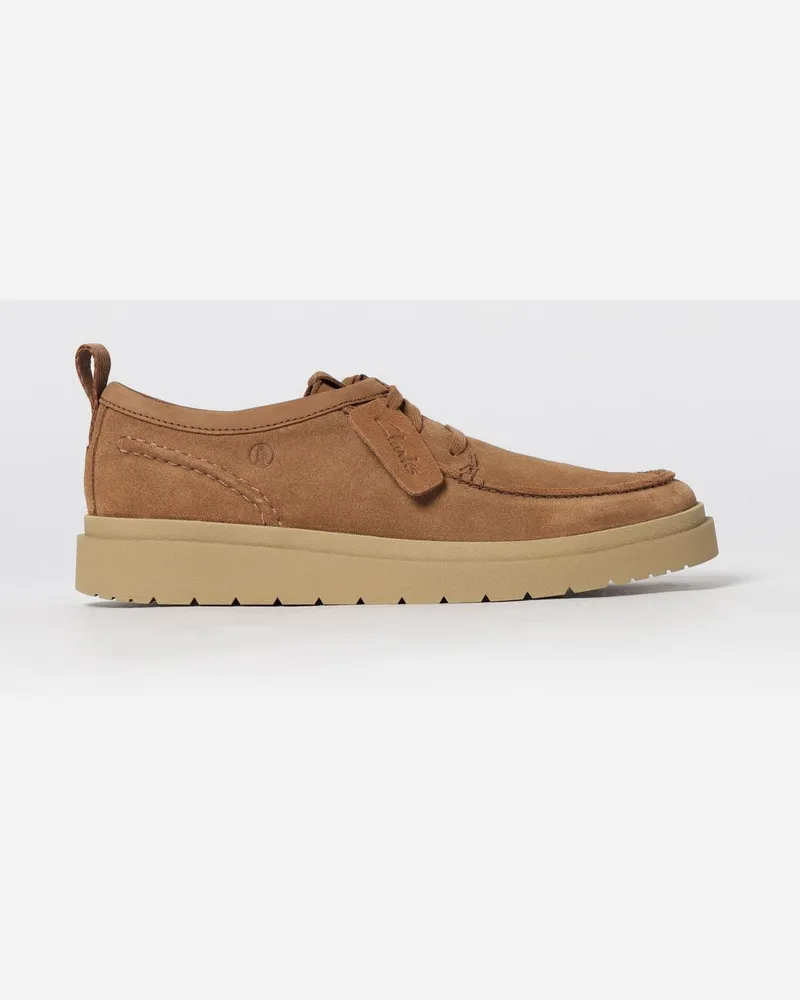 Clarks Polden Moc Derby aus Wildleder Braun
