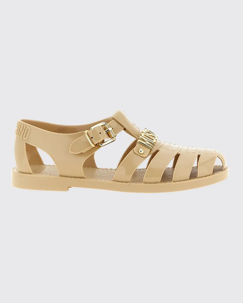 Moschino Sandalen mit absatz damen Beige