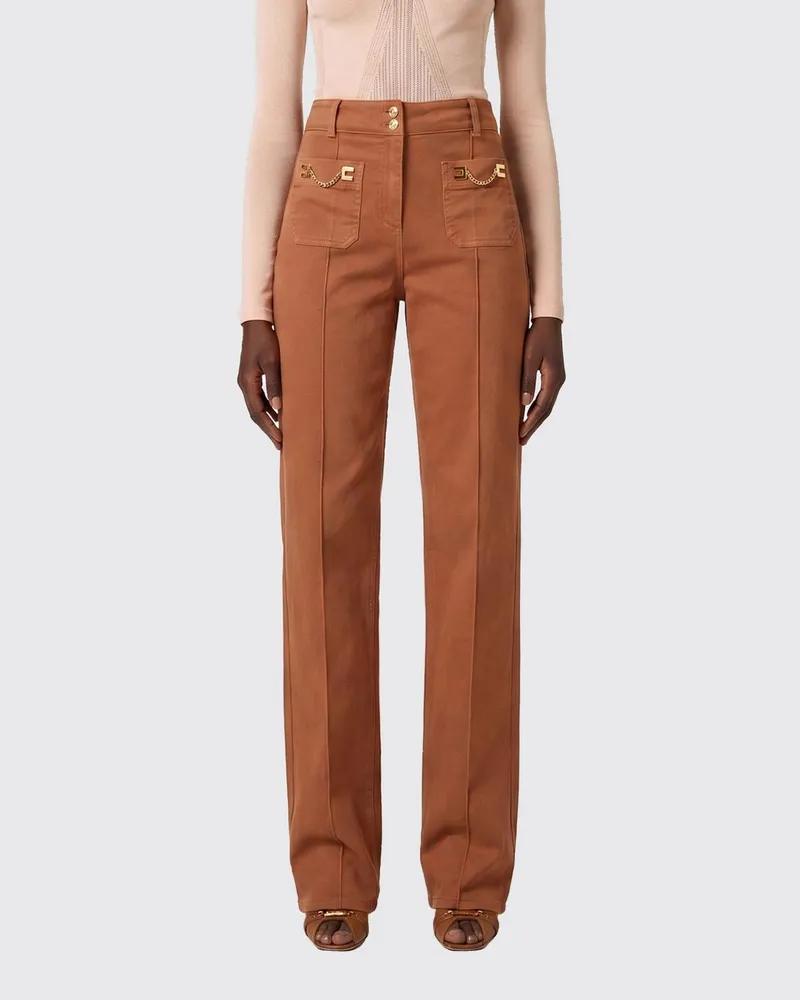 Elisabetta Franchi Jeans damen Braun