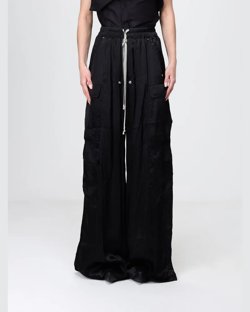 Rick Owens Cargobelas-Hose aus Baumwolle Schwarz
