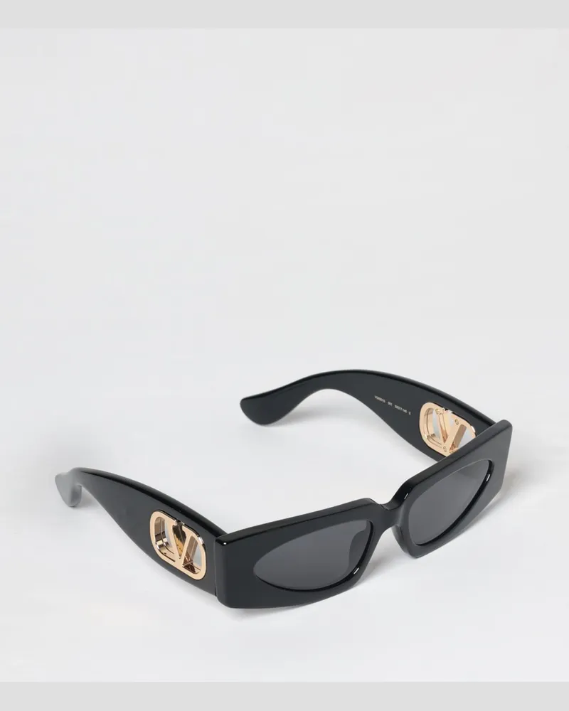 Valentino Garavani Cat-Eye-Sonnenbrille aus Acetat mit VLogo Signature Schwarz