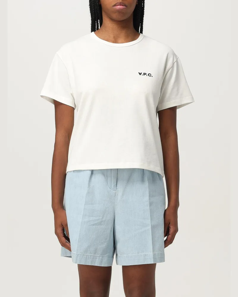A.P.C. T-shirt damen Weiß