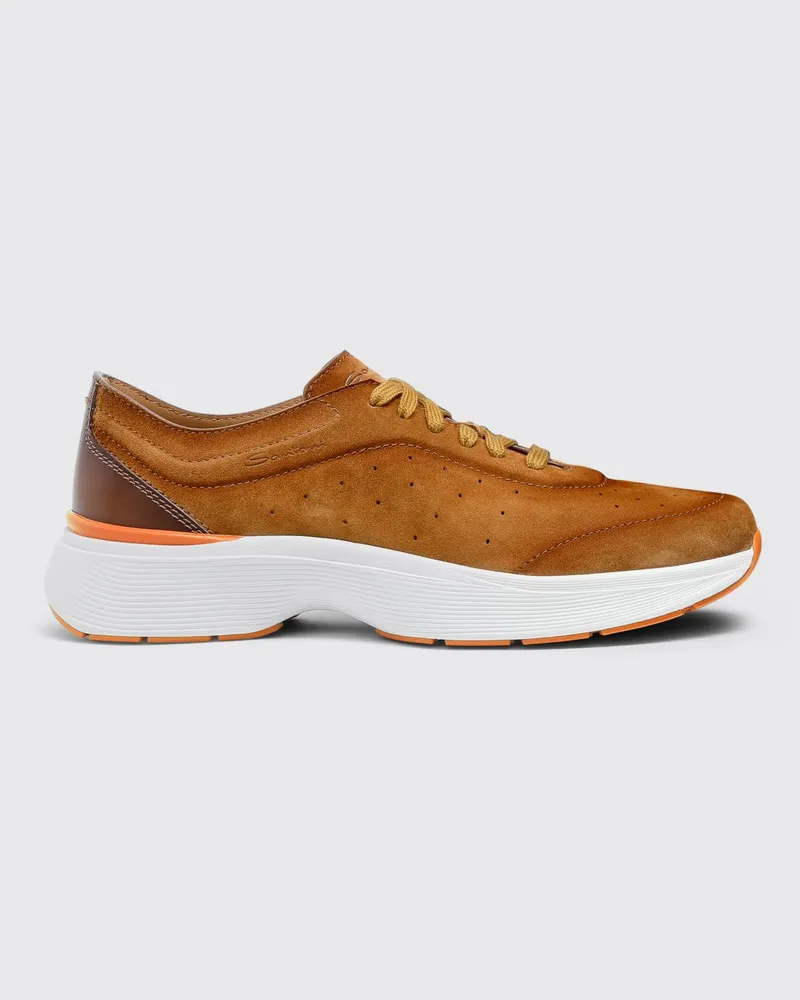 Santoni Sneakers herren Braun