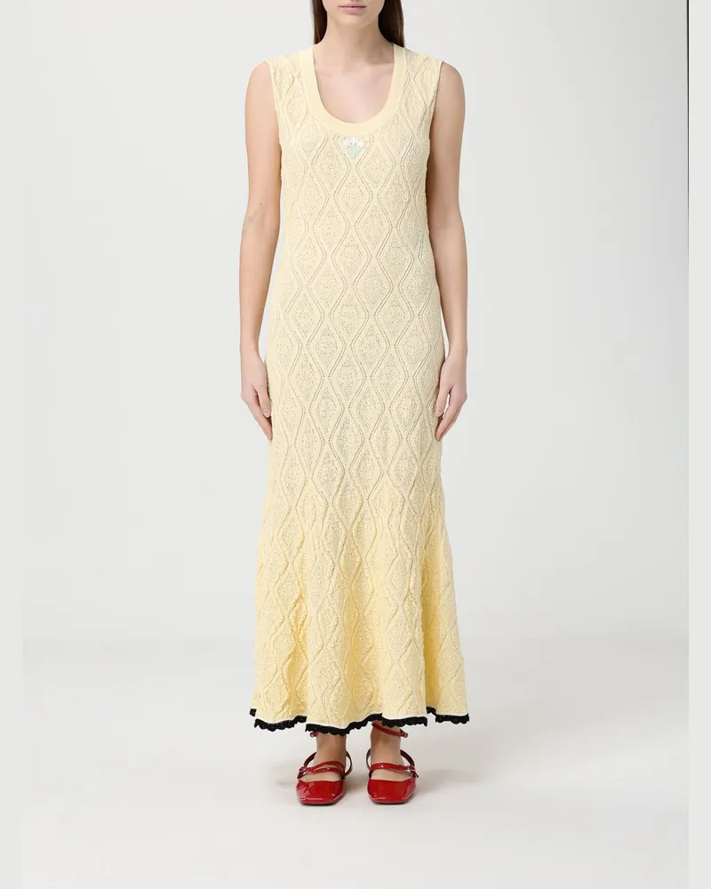 Self-Portrait Kleid damen Beige