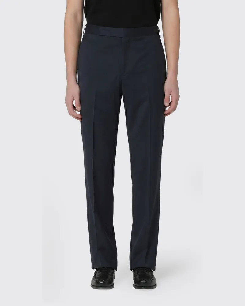LARDINI Maßgeschneiderte Gabardine-Hose Blau