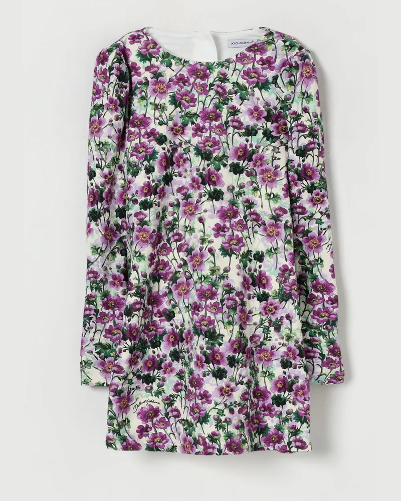 Dolce & Gabbana Kleid kinder Dolce & Gabbana Violett